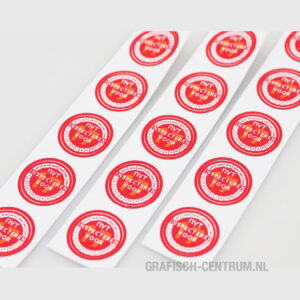 keuringsstickers rood