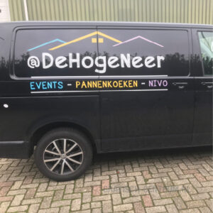 bedrijfswagen belettering logo